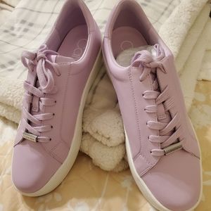 Calvin Lace up sneakers Lavender